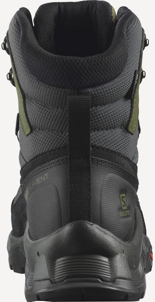 Ботинки QUEST ELEMENT GTX (RU 43.5 UK 10 USm 10.5 СМ 28; black/deep lichen green/olive night)